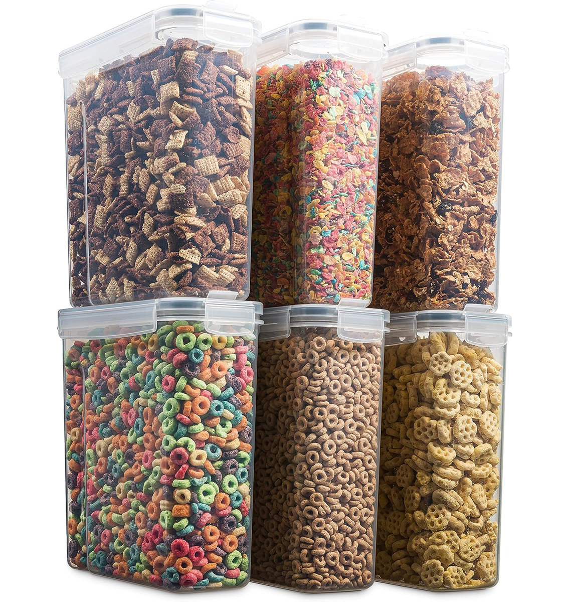 Keil 4 Pack Cereal and Dry Food Storage Container 135.5 oz. (Set of 4)